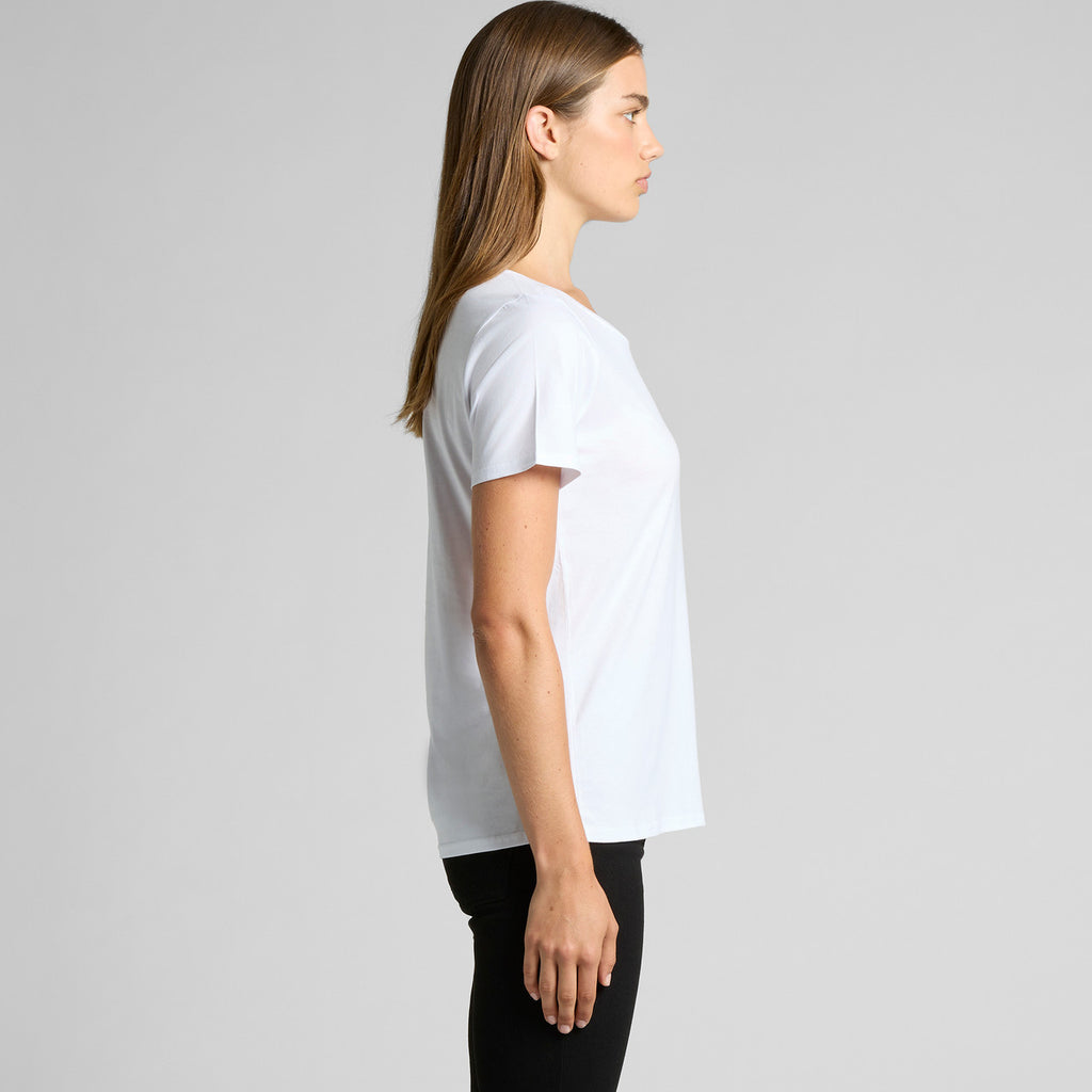 AS Colour Wo's Shallow Scoop Tee 4011