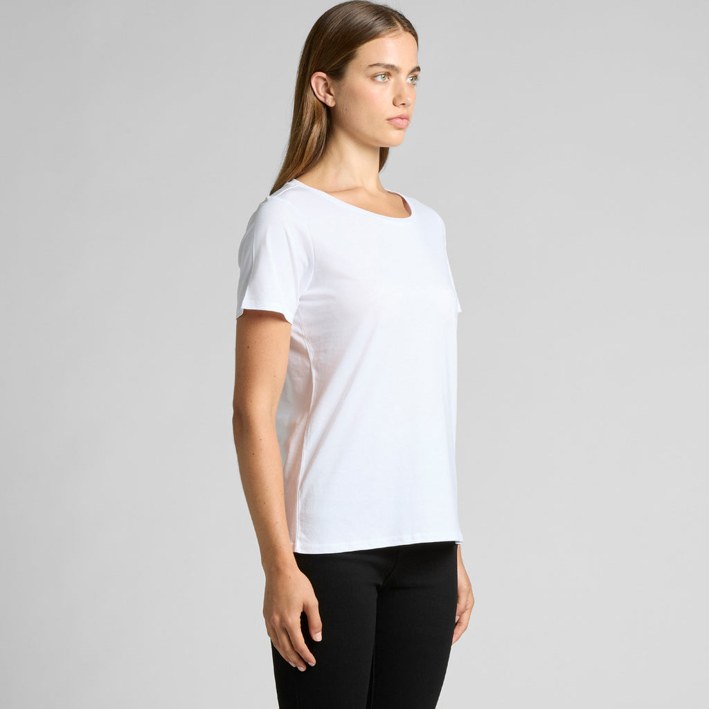 AS Colour Wo's Shallow Scoop Tee 4011