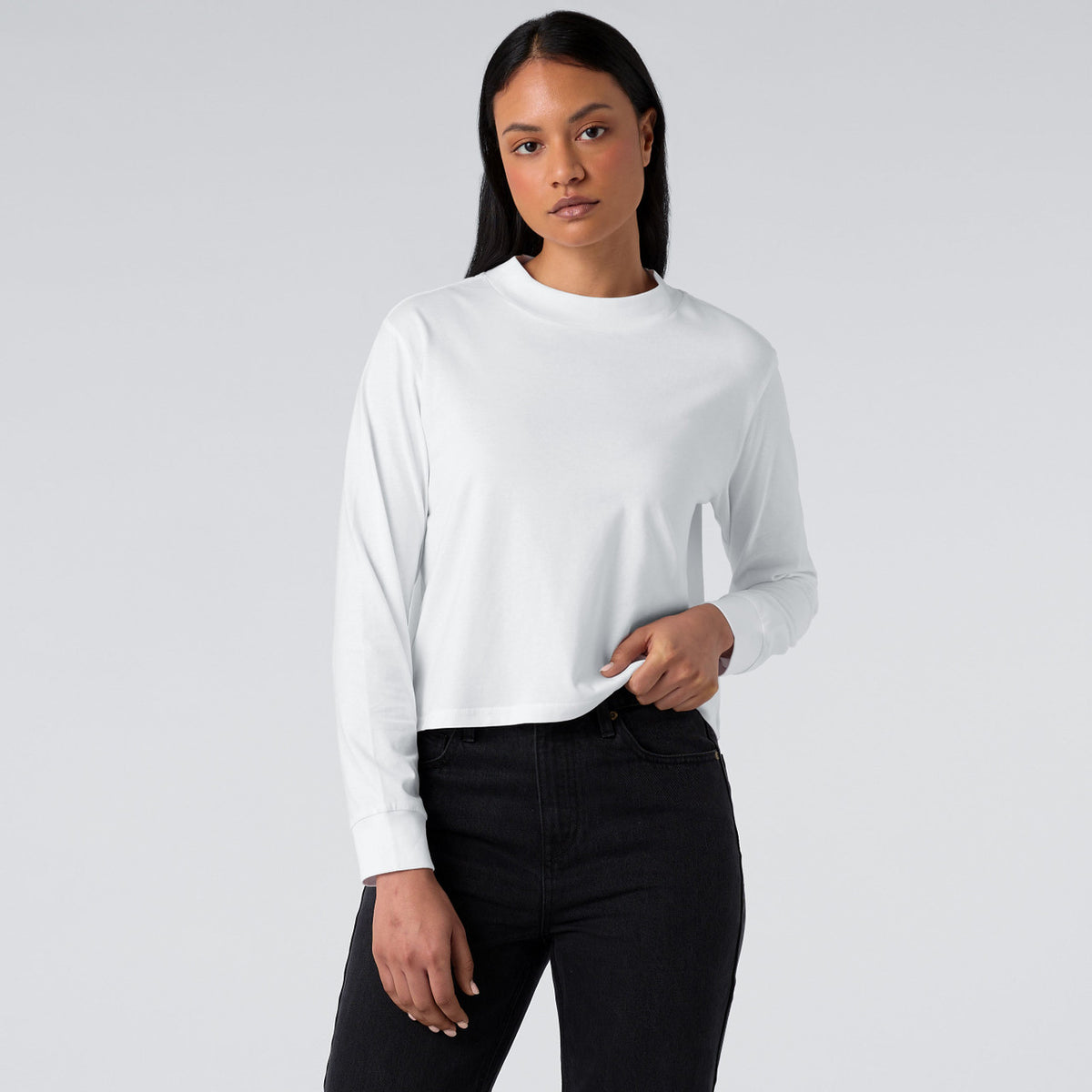 AS Colour Wo's Mock L/S Tee 4070
