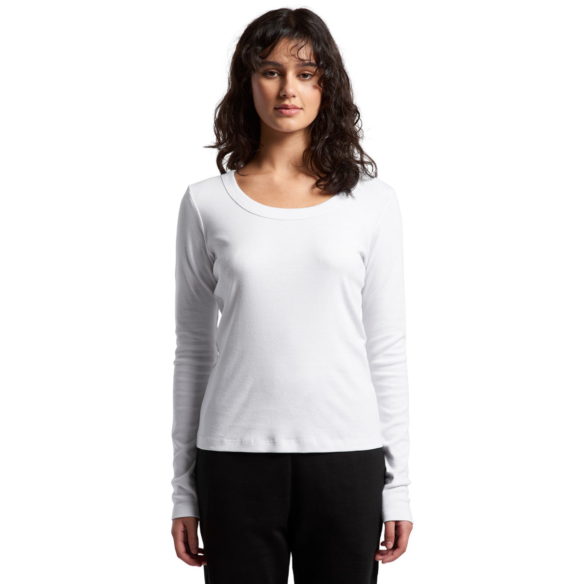 AS Colour Wo's Organic Baby Rib L/S Tee 4075