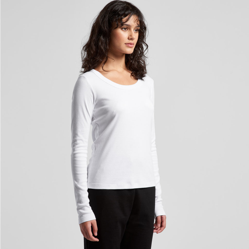 AS Colour Wo's Organic Baby Rib L/S Tee 4075