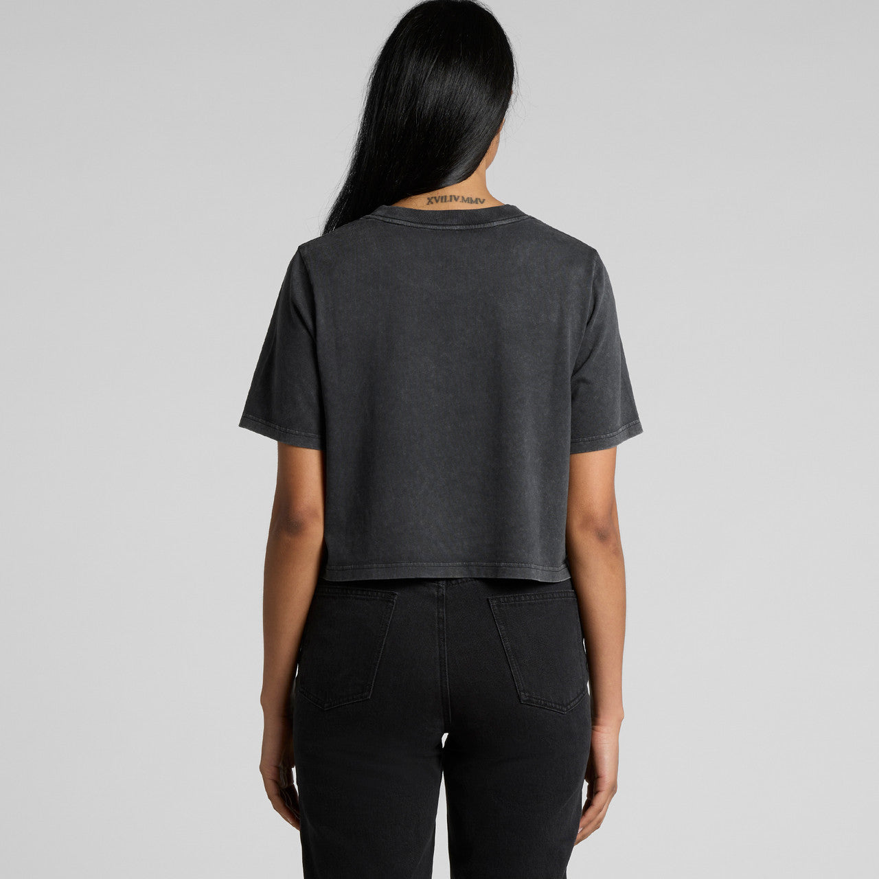 AS Colour Wo's Stone Wash Heavy Crop Tee 4086