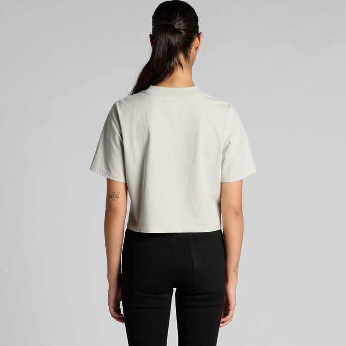 AS Colour Wo's Heavy Faded Crop Tee 4089
