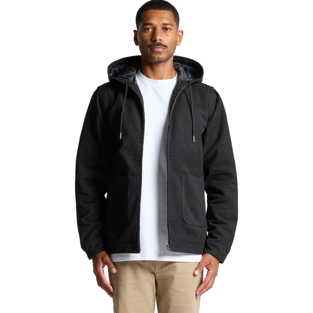 AS Colour Canvas Heavy Hooded Jacket 5529