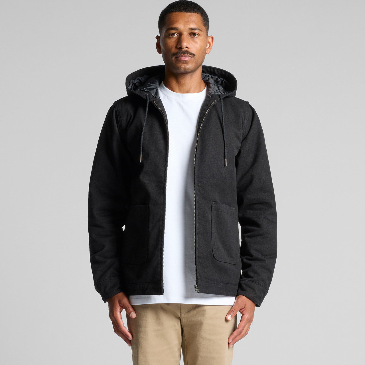 AS Colour Canvas Heavy Hooded Jacket 5529