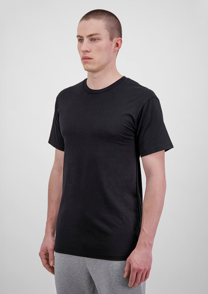 Mens Basis Short Sleeve Tee - Black
