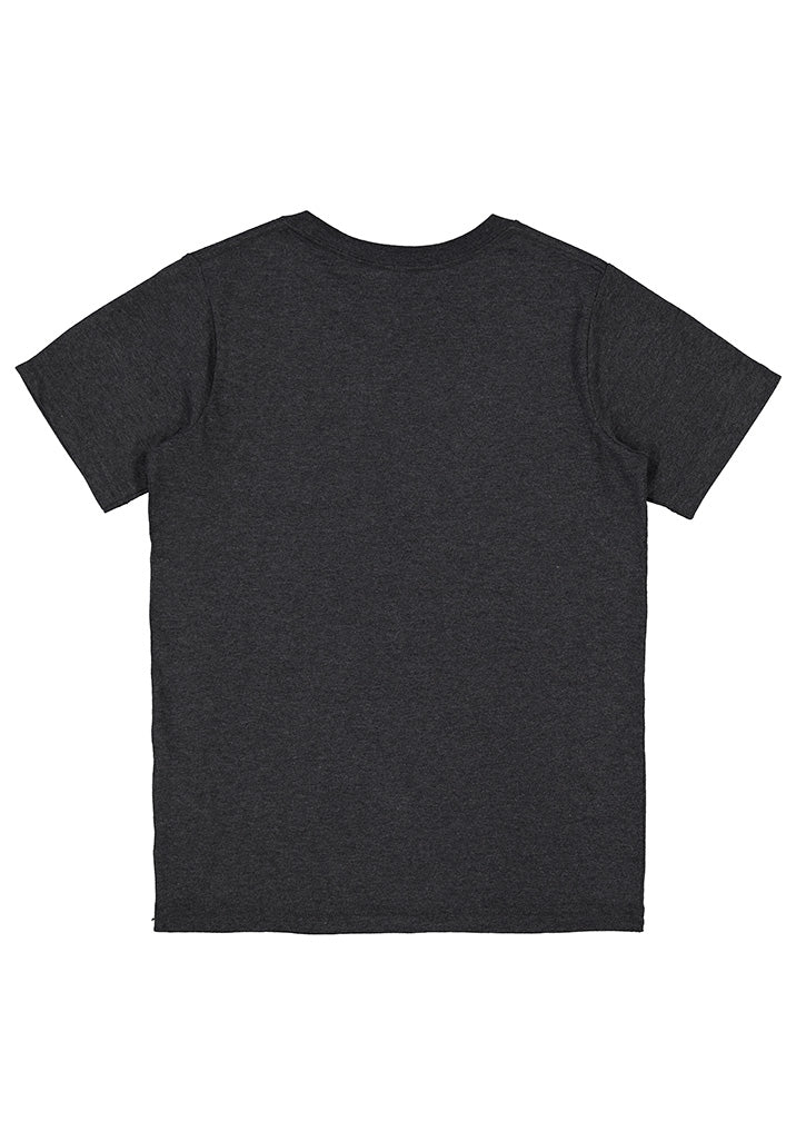 Kids Basis Short Sleeve Tee - Charcoal Marle