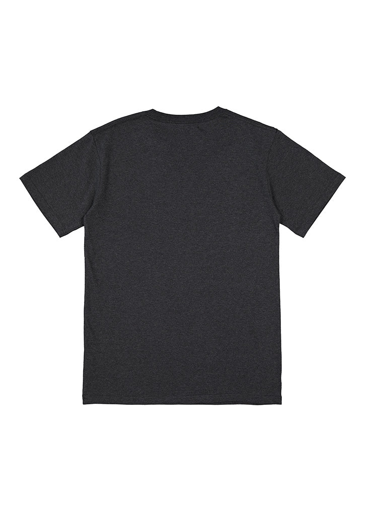 Mens Basis Short Sleeve Tee - Charcoal Marle
