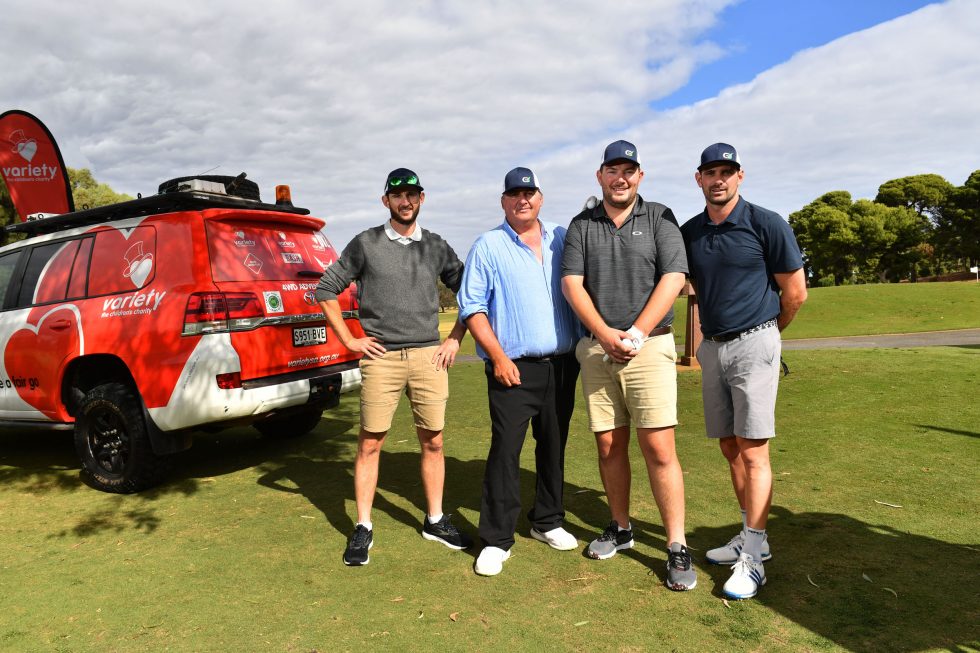 Golfers at Kooyonga Golf Club