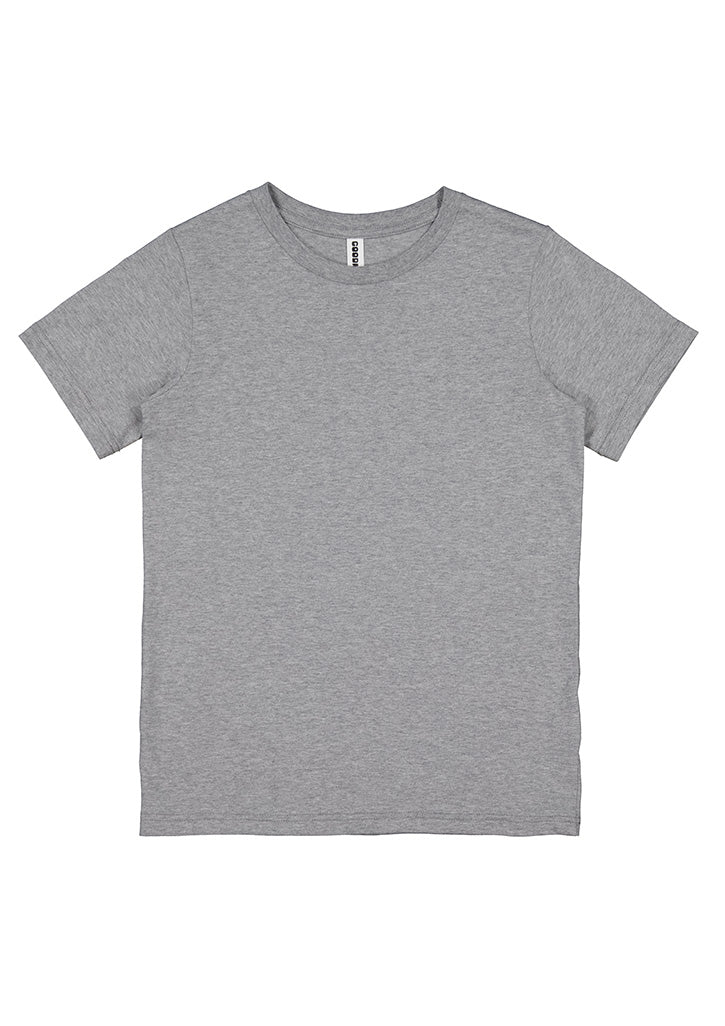 Youth Basis Short Sleeve Tee - Grey Marle