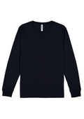 Mens Basis Long Sleeve Tee - Navy