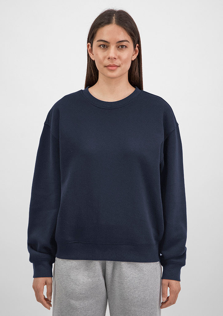 Womens Everyday Crew Sweatshirt - Navy