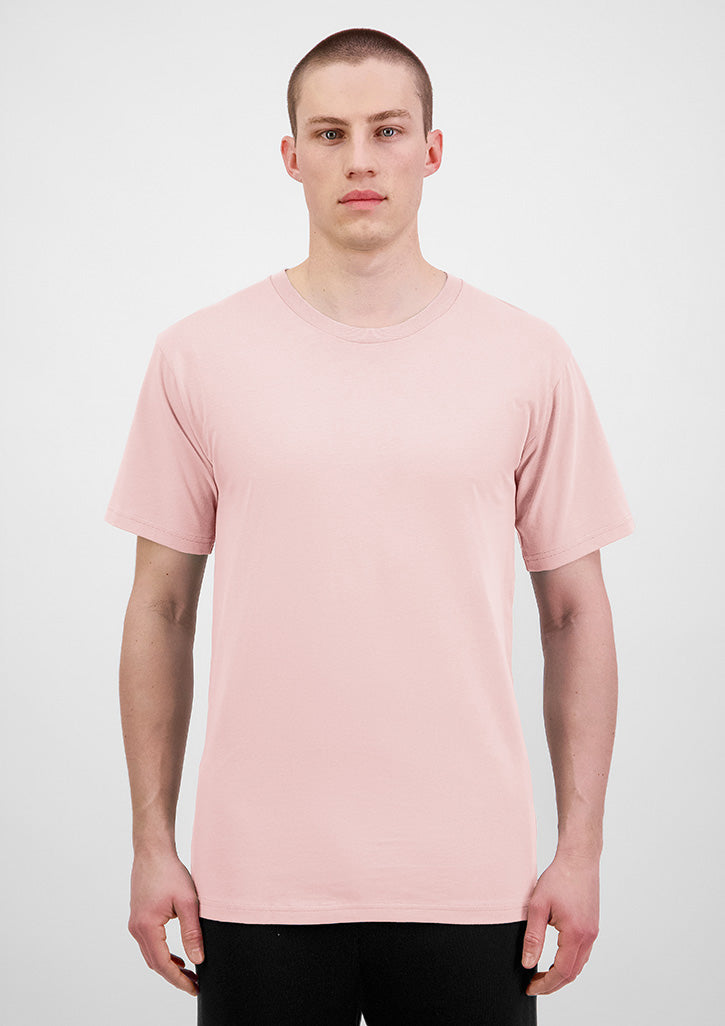 Mens Basis Short Sleeve Tee - Pink