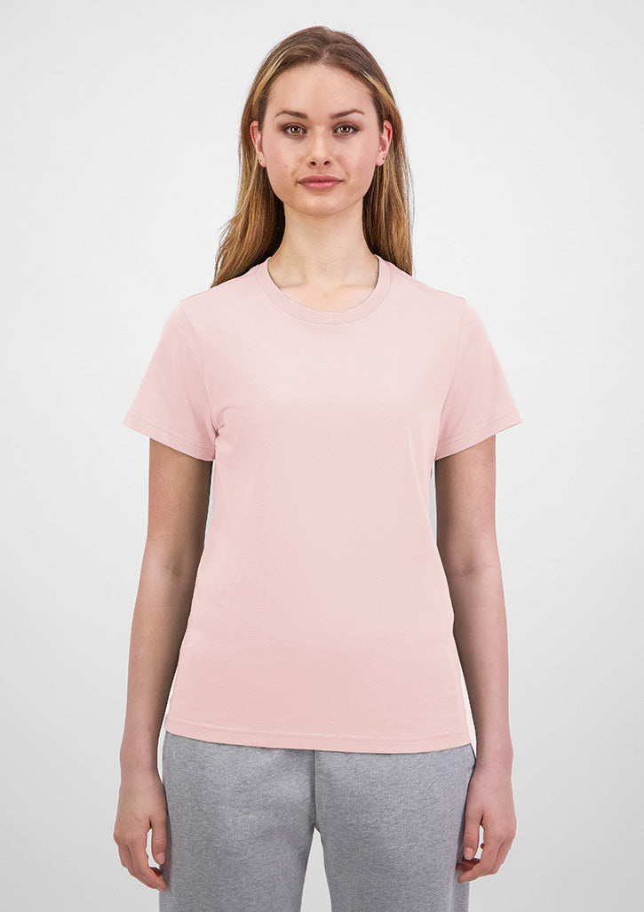 Womens Basis Short Sleeve Tee - Pink