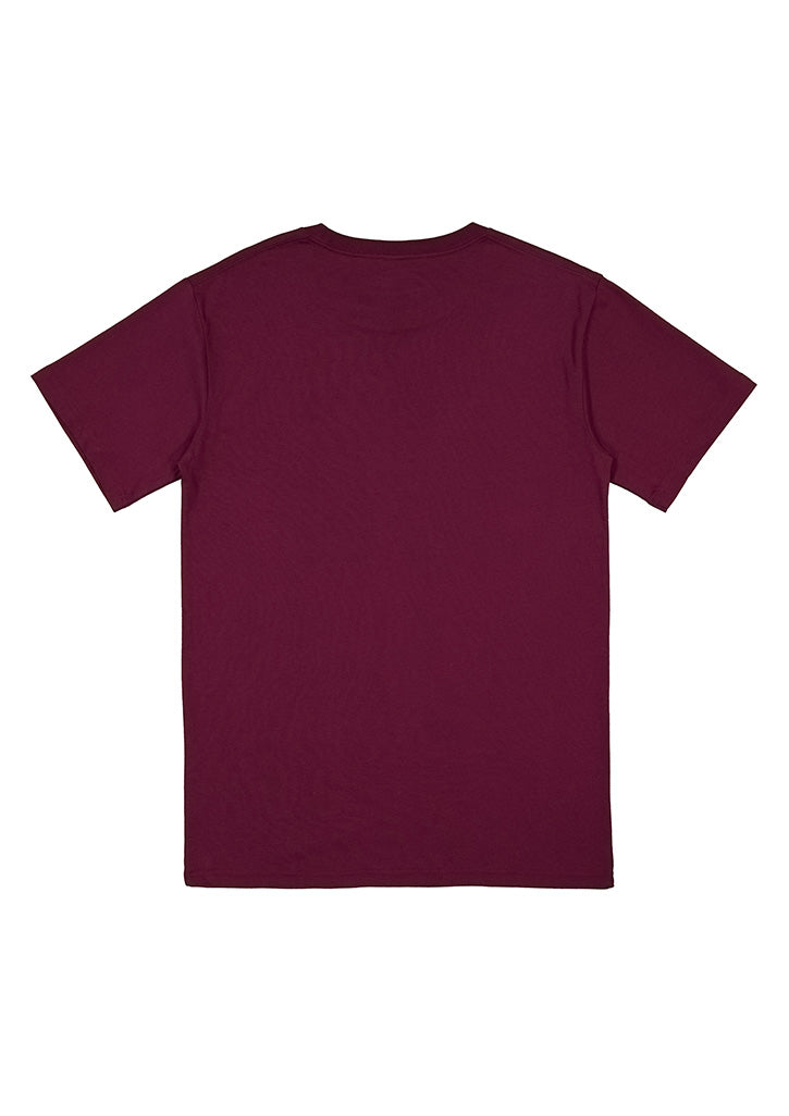 Mens Basis Short Sleeve Tee - Plum