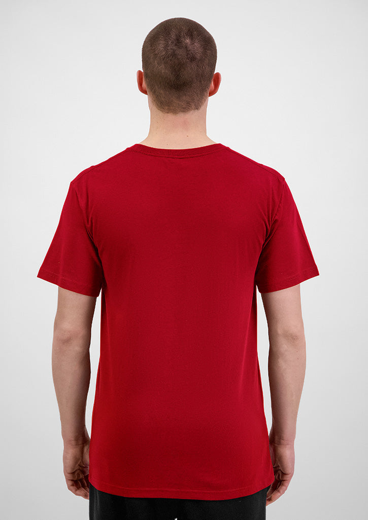 Mens Basis Short Sleeve Tee - Red