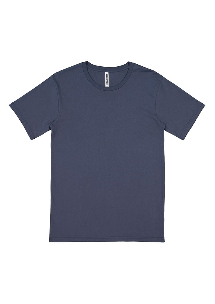 Mens Basis Short Sleeve Tee - Steel Blue