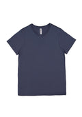 Womens Basis Short Sleeve Tee - Steel Blue