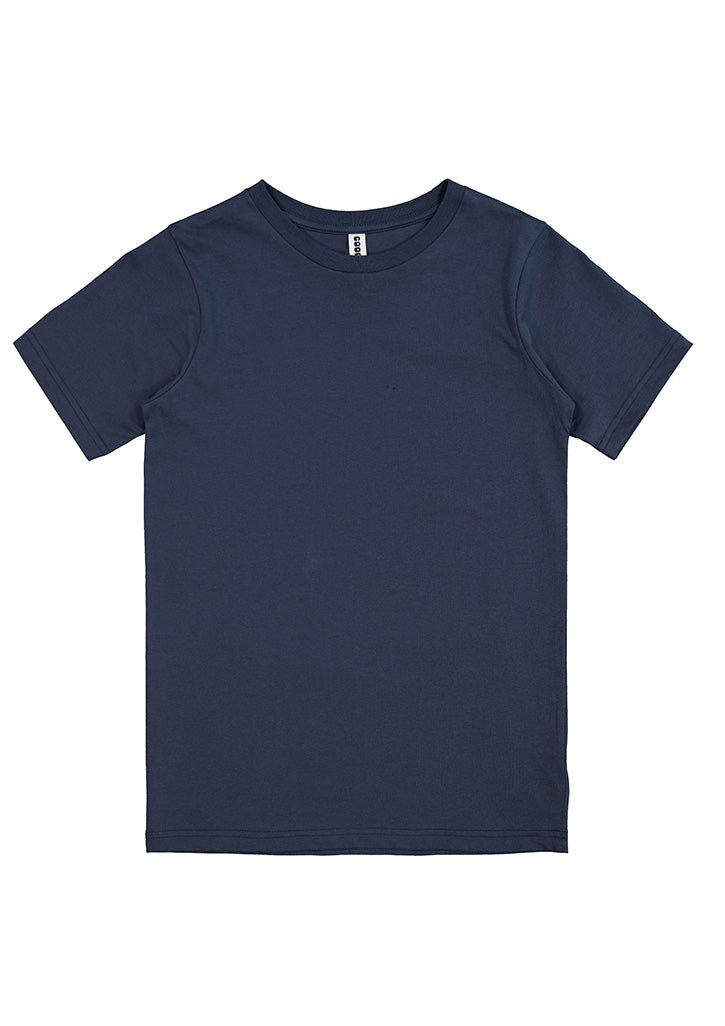 Youth Basis Short Sleeve Tee - Steel Blue