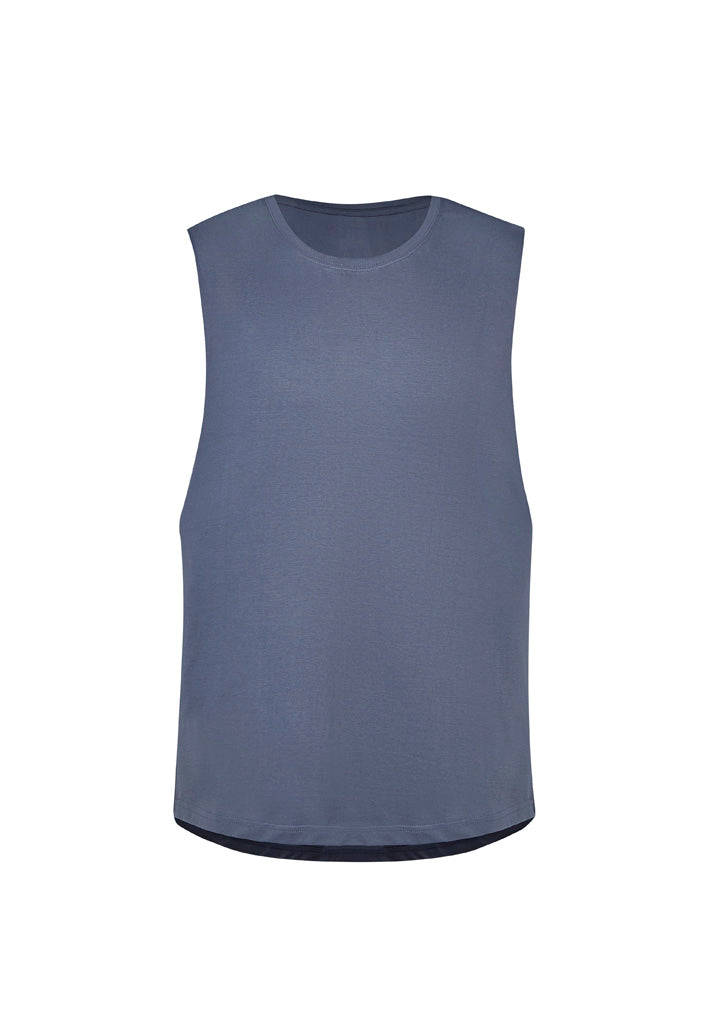 Mens Streetworx Sleeveless Tee - Petrol Blue