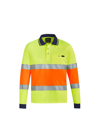 Unisex Hi Vis Bio Motion Taped Polo - Yellow/Orange