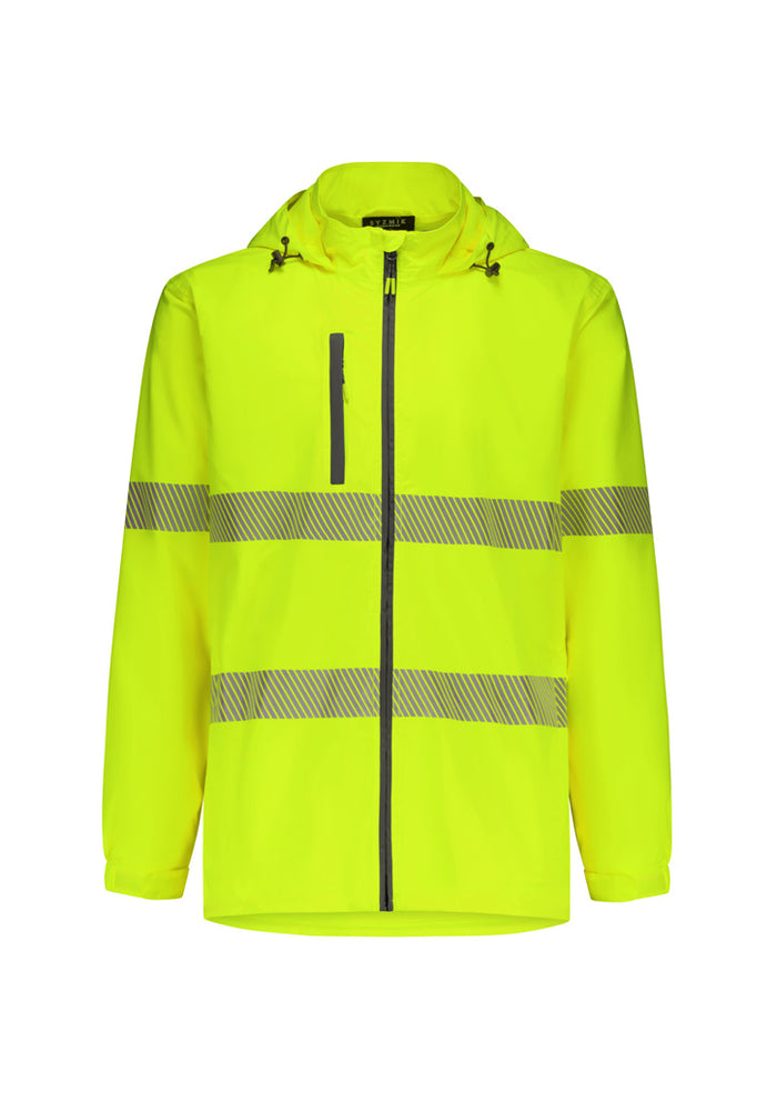 Unisex Super Light Segmented Tape Packable Rain Jacket
