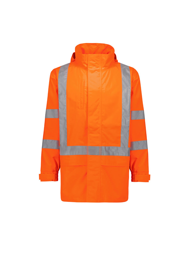 Mens Hi Vis X Back Ultralite Waterproof Jacket - Orange