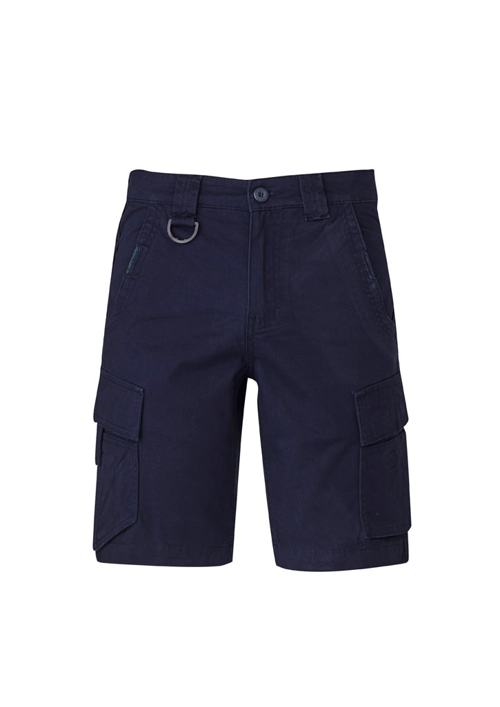 Mens Streetworx Curved Cargo Short - Navy