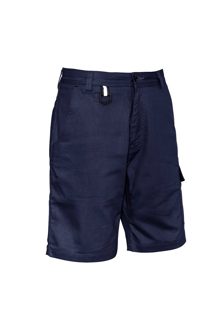 Mens Rugged Cooling Vented Short - Navy