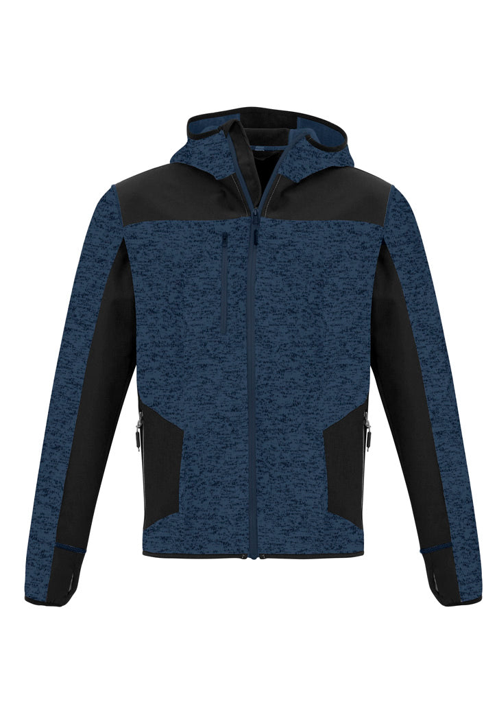 Unisex Streetworx Reinforced Knit Hoodie - Navy