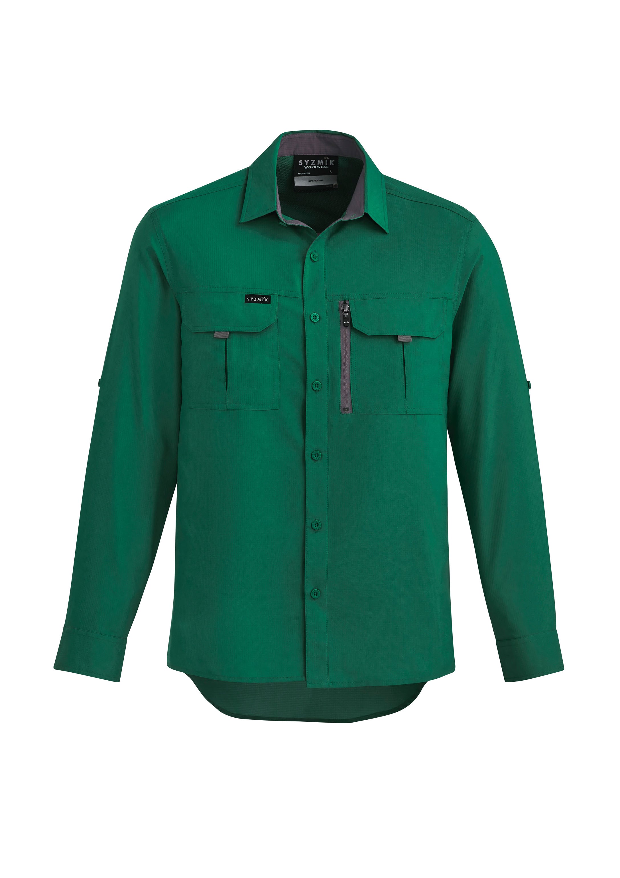 Mens Outdoor Long Sleeve Shirt - Green