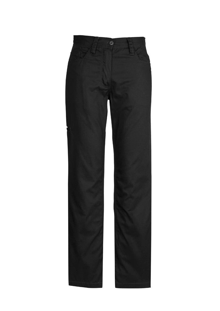 Womens Plain Utility Pant - Black